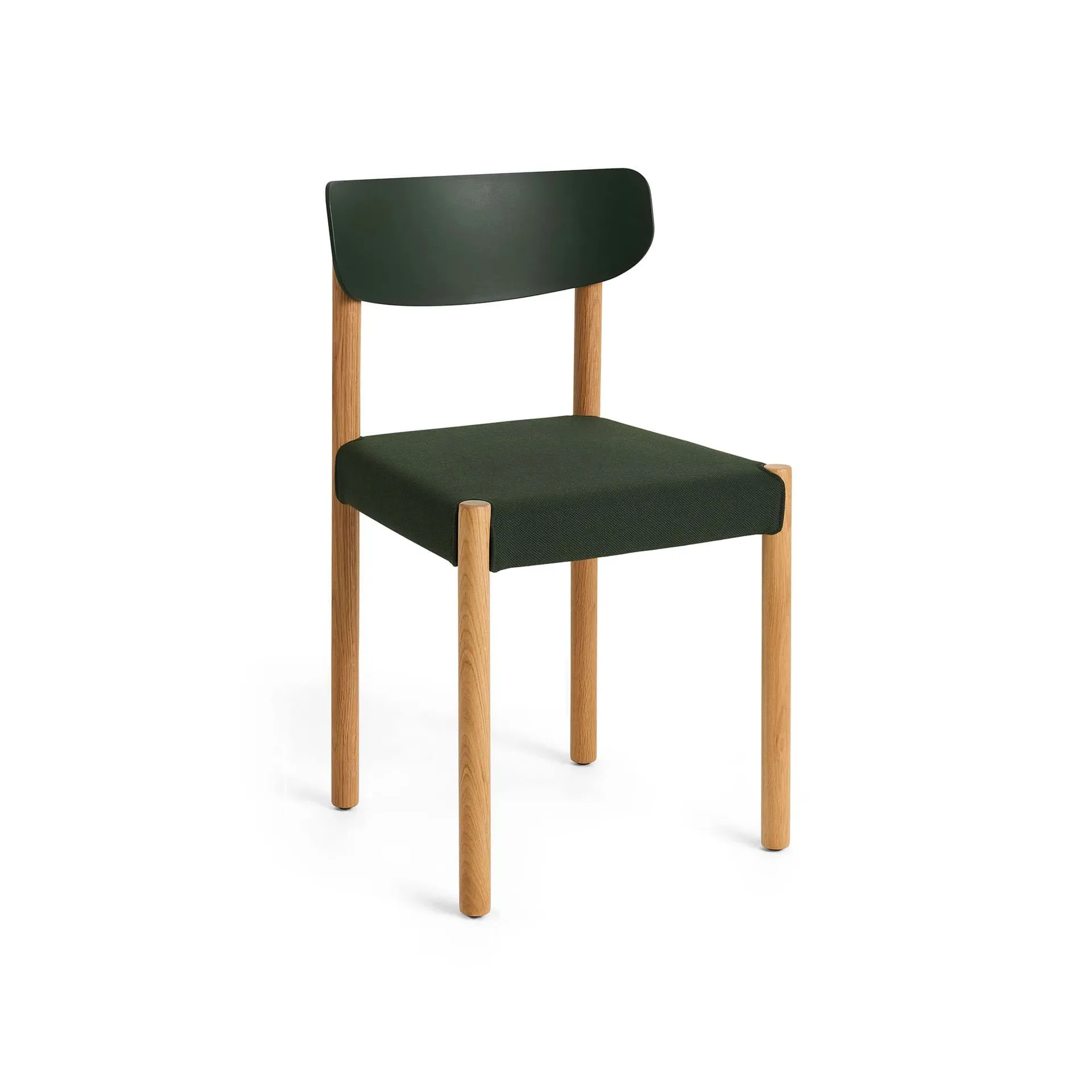 Pack Chair 11 cadeira, Carvalho oleado-palm green-Steelcut 975 HAY