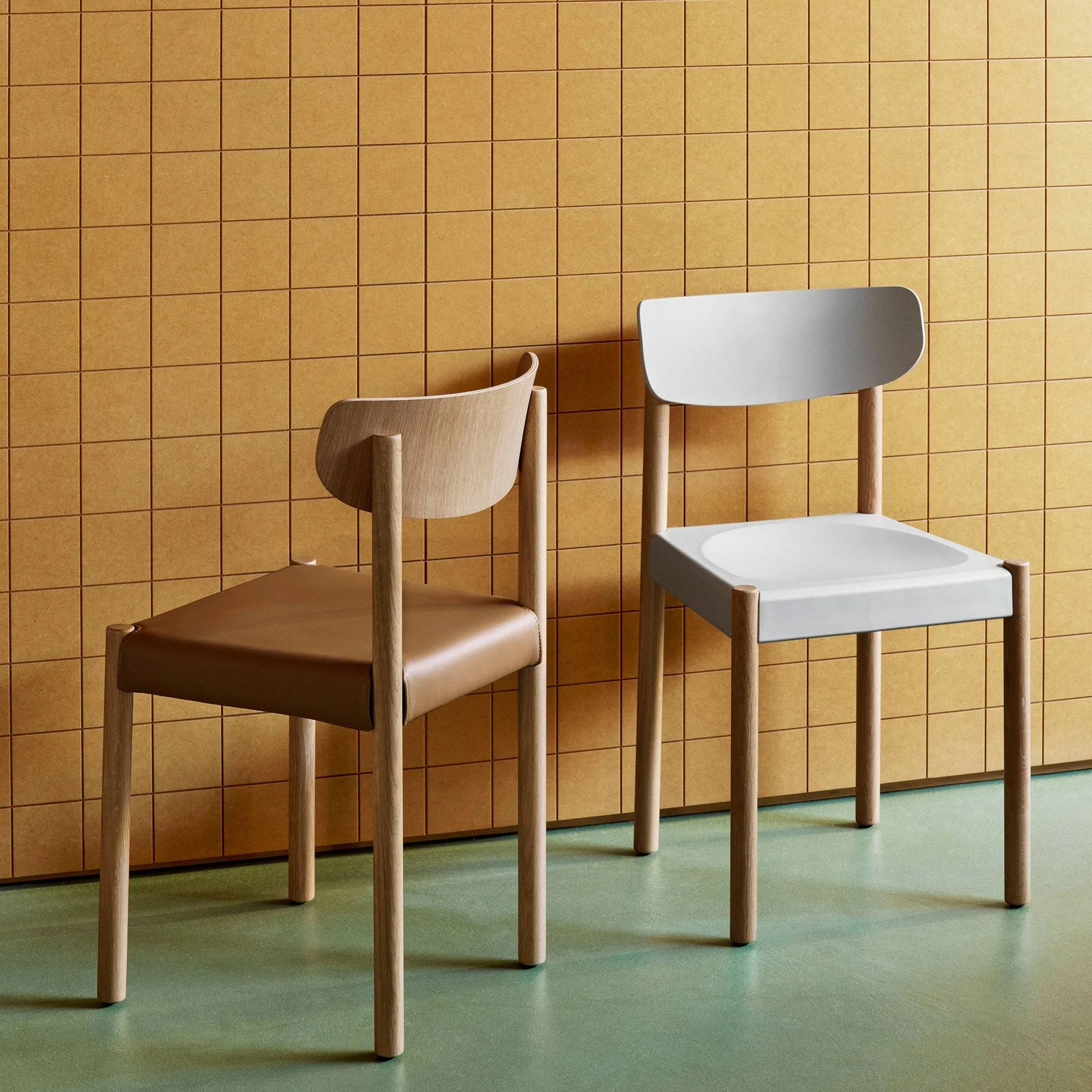Pack Chair 11 cadeira, Iron black carvalho-graphite brown-Remix 356 HAY