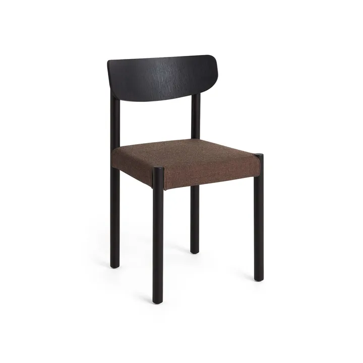 Pack Chair 11 cadeira - Iron black carvalho-Remix 356 - HAY