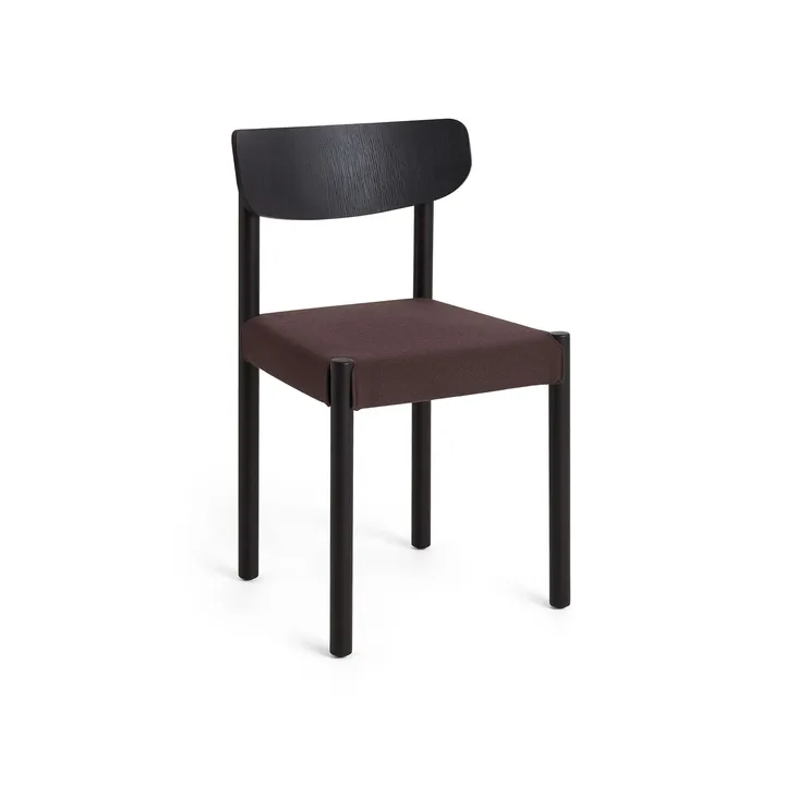 Pack Chair 11 cadeira - Iron black carvalho-Steelcut 695 - HAY