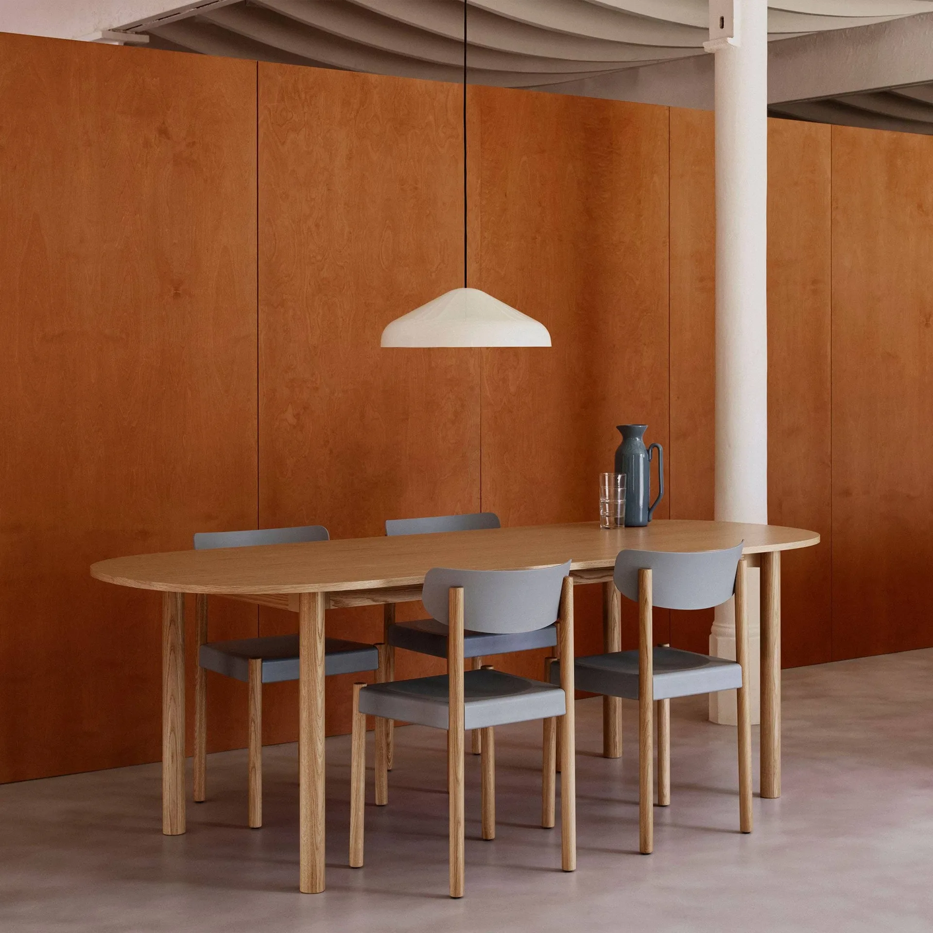 Pack Chair cadeira 10, Carvalho oleado-ash blue HAY