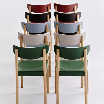 Pack Chair cadeira 10 - Carvalho oleado-ash blue - HAY