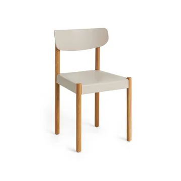 Pack Chair cadeira 10 - Carvalho oleado-chalk grey - HAY