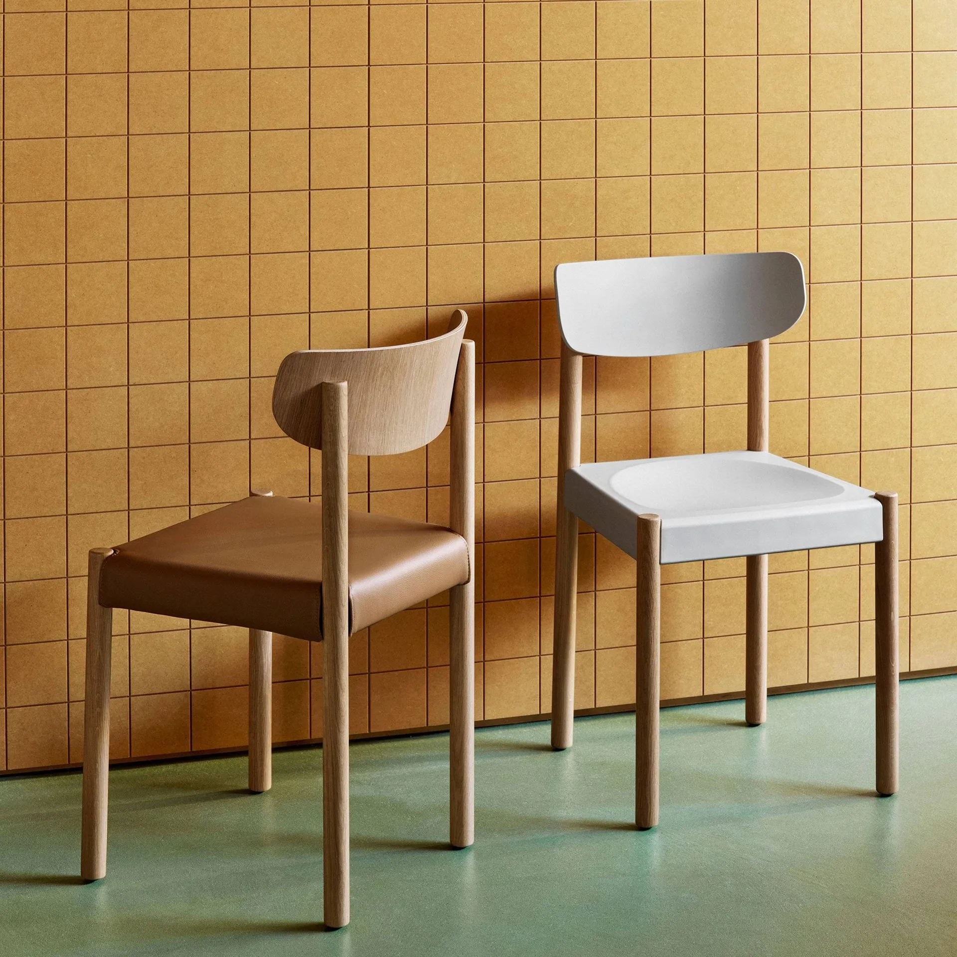 Pack Chair cadeira 10, Carvalho oleado-chalk grey HAY