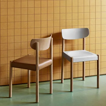Pack Chair cadeira 10 - Carvalho oleado-chalk grey - HAY