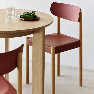 Pack Chair cadeira 10 - Carvalho oleado-hull red - HAY