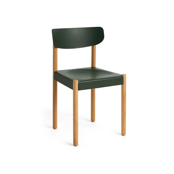 Pack Chair cadeira 10 - Carvalho oleado-palm green - HAY