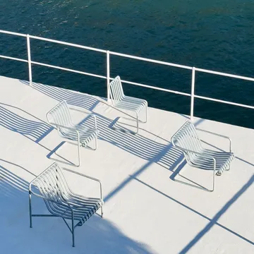 Palissade Cantilever Dining cadeira com braços - Aço galvanizado a quente - HAY