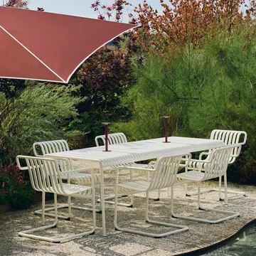 Palissade Cantilever Dining cadeira com braços - Creme branco - HAY