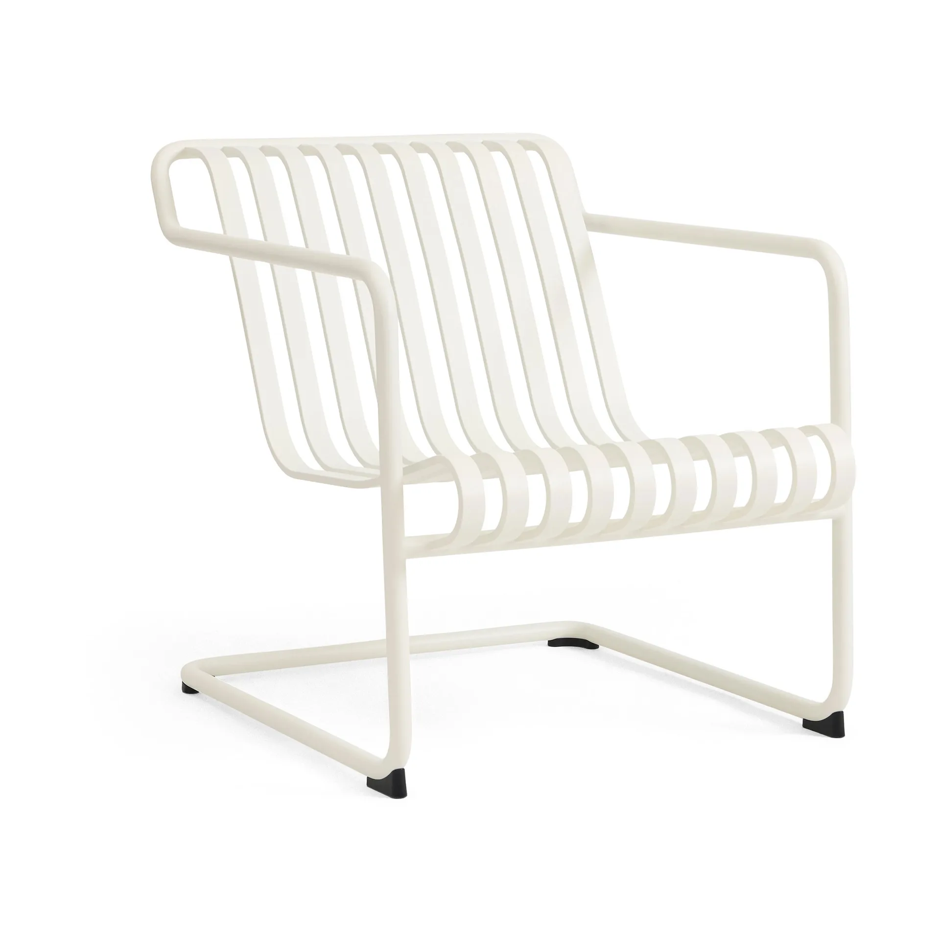 Palissade Cantilever Low poltrona lounge, Creme branco HAY