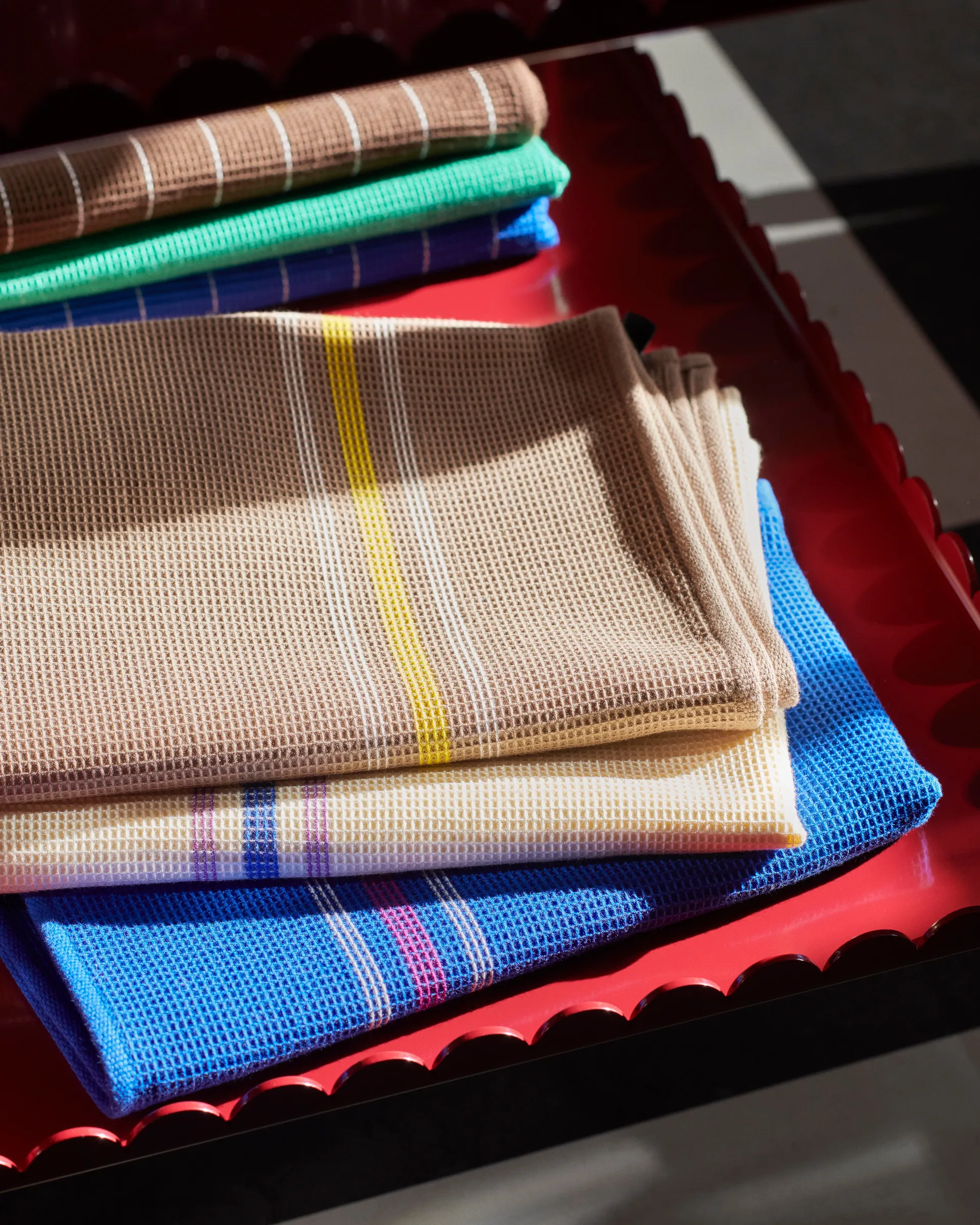 Pano de cozinha Canteen 52x80 cm, Azul/Fúcsia HAY