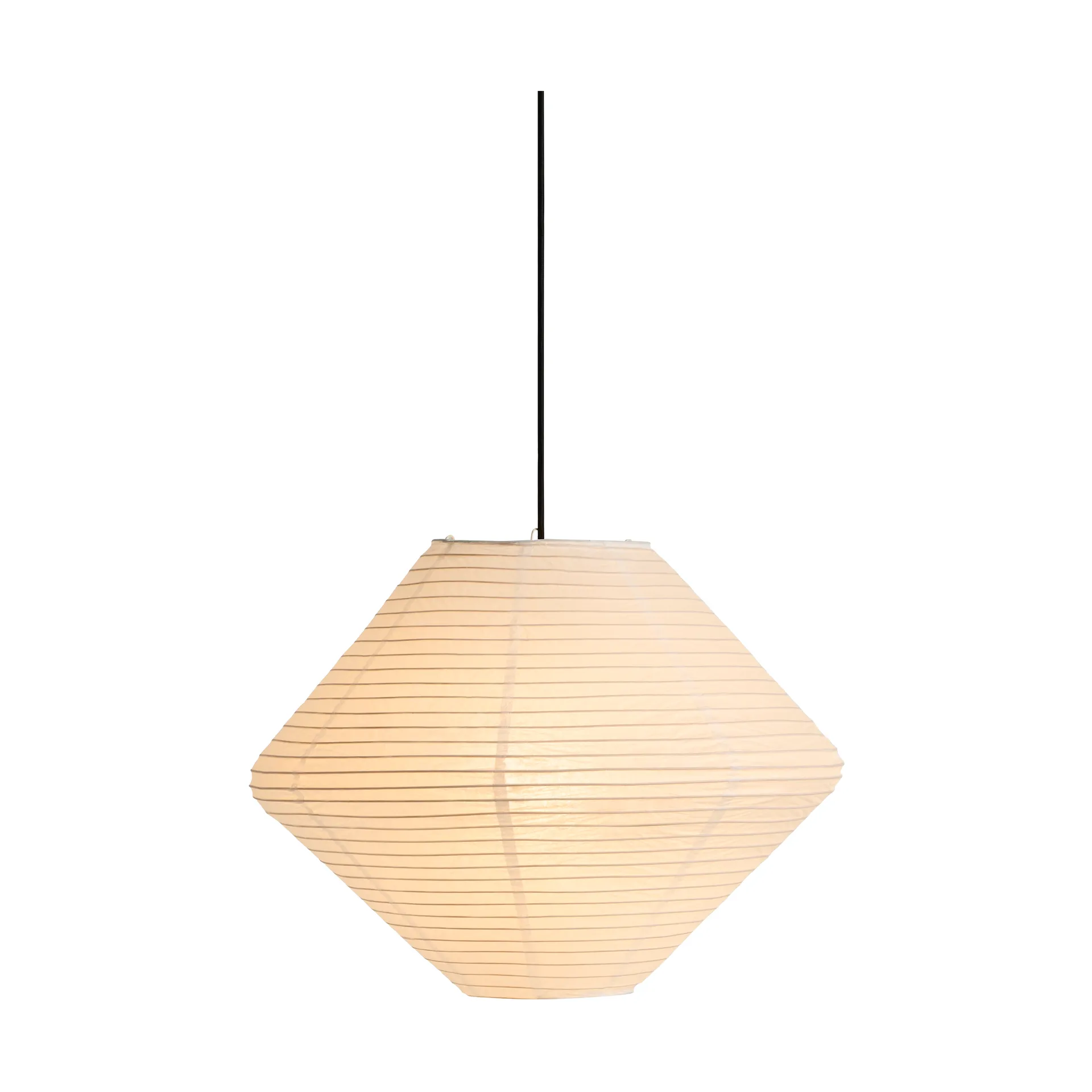 Paper Shade Diamond abajur, Branco clássico, Ø50 cm HAY