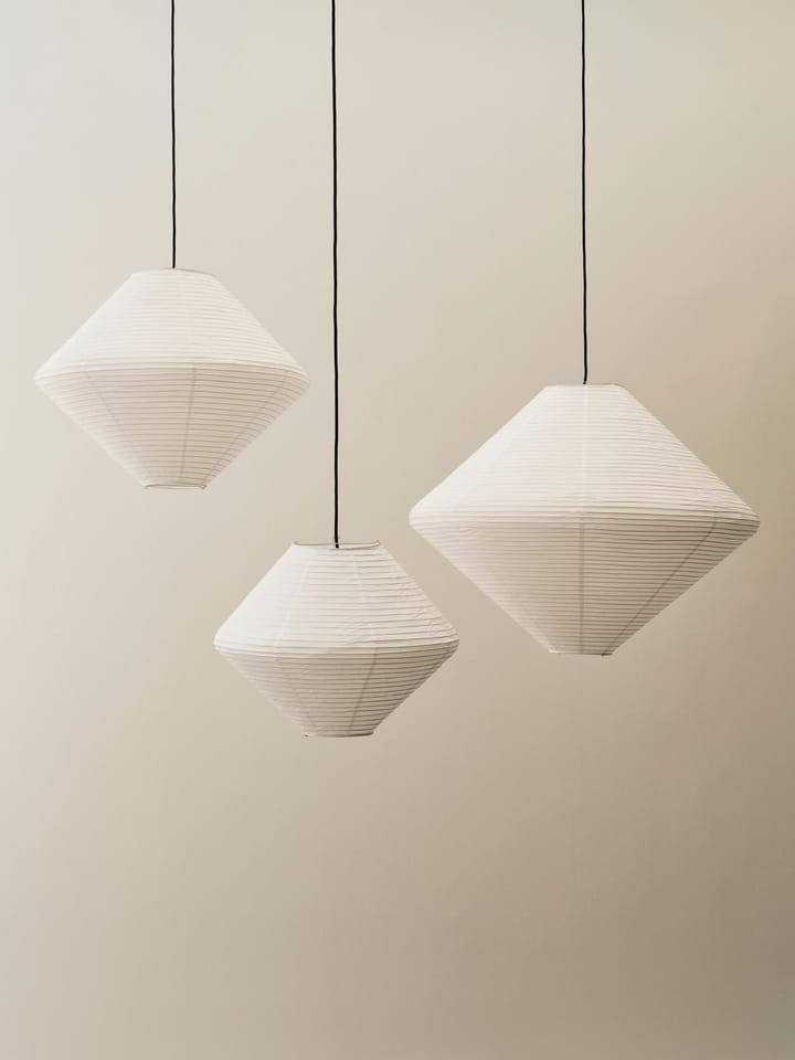 Paper Shade Diamond abajur, Branco clássico, Ø60 cm HAY