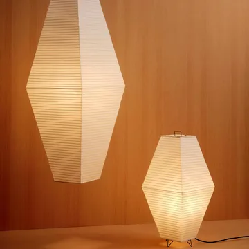 Paper Shade Prism abat-jour para candeeiro de pé/mesa - Branco clássico, 30x66 cm - HAY