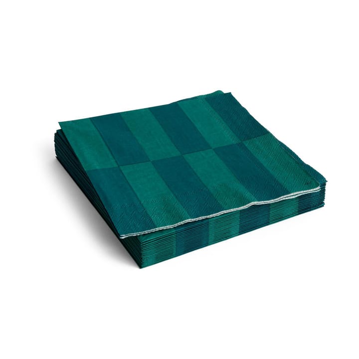 Pattern Dinner guardanapo 40x40 cm 20 unidades - Verde claro-verde escuro - HAY