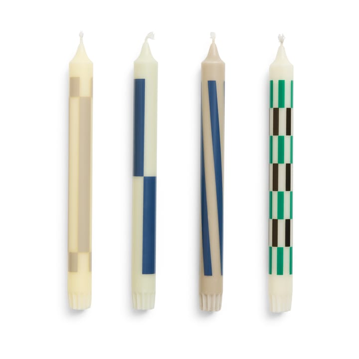 Pattern mistura de velas 4 unidades - Cream-dark - HAY