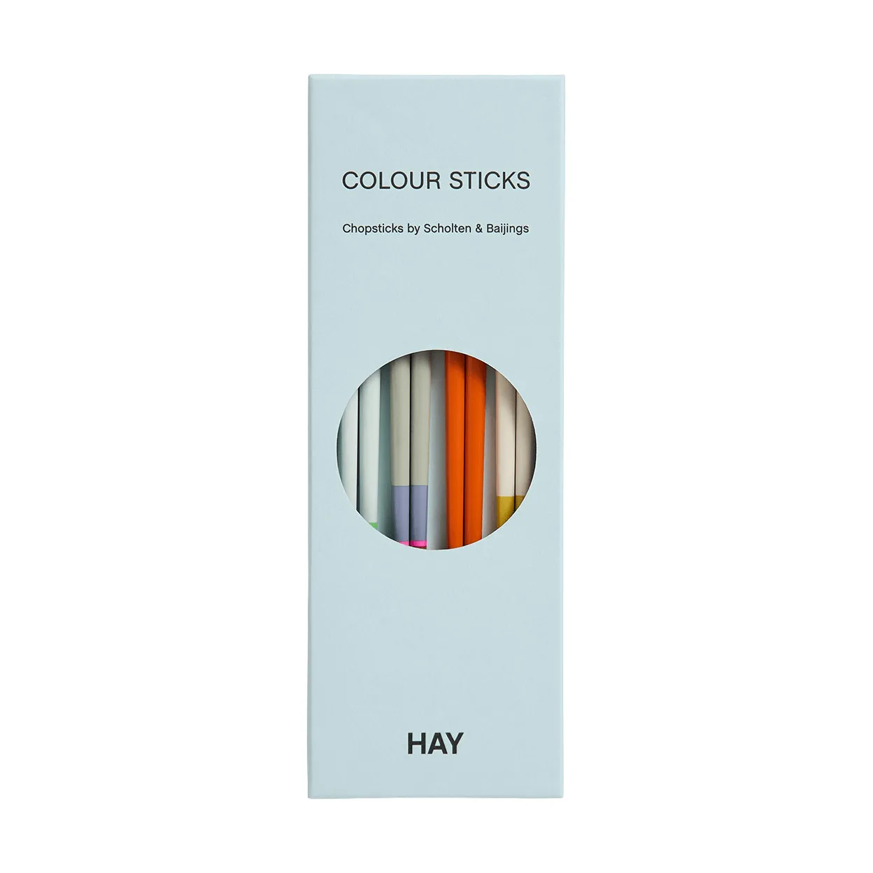 Pauzinhos Colour, conjunto de 4, Bright HAY