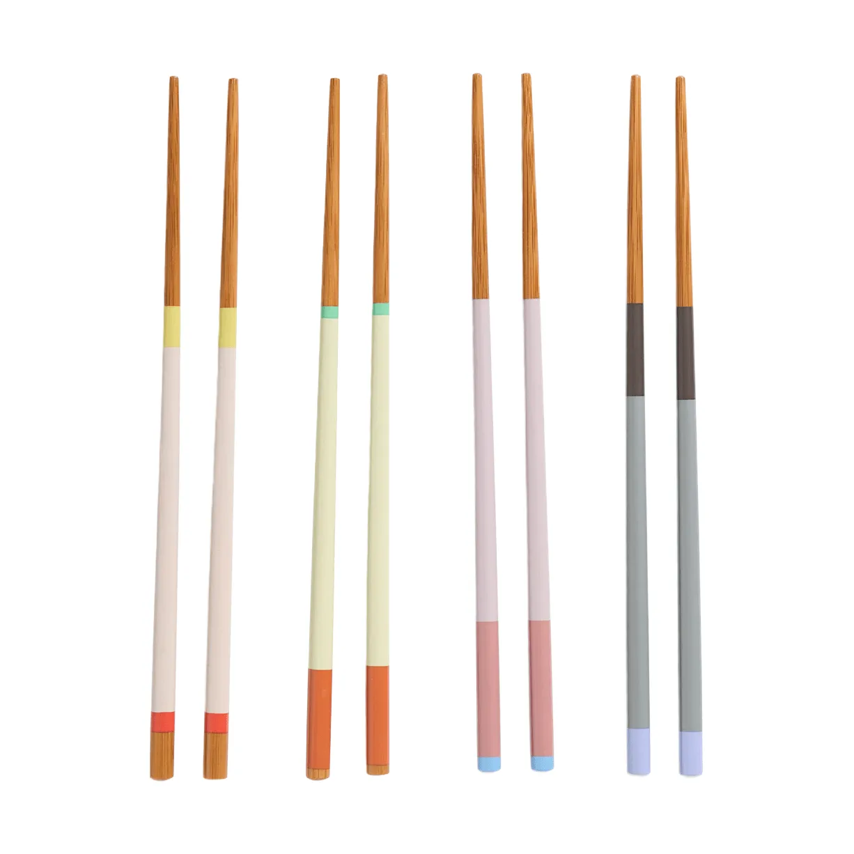 Pauzinhos Colour, conjunto de 4, Pastel HAY
