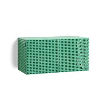 Perforated Cabinet armário de parede pequeno - Jade suave - HAY