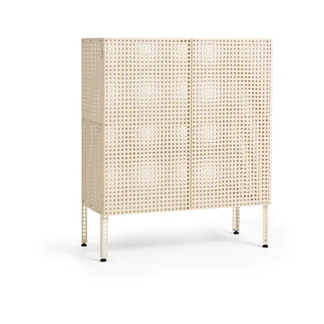 Perforated Cabinet armário médio - Casca de ovo - HAY