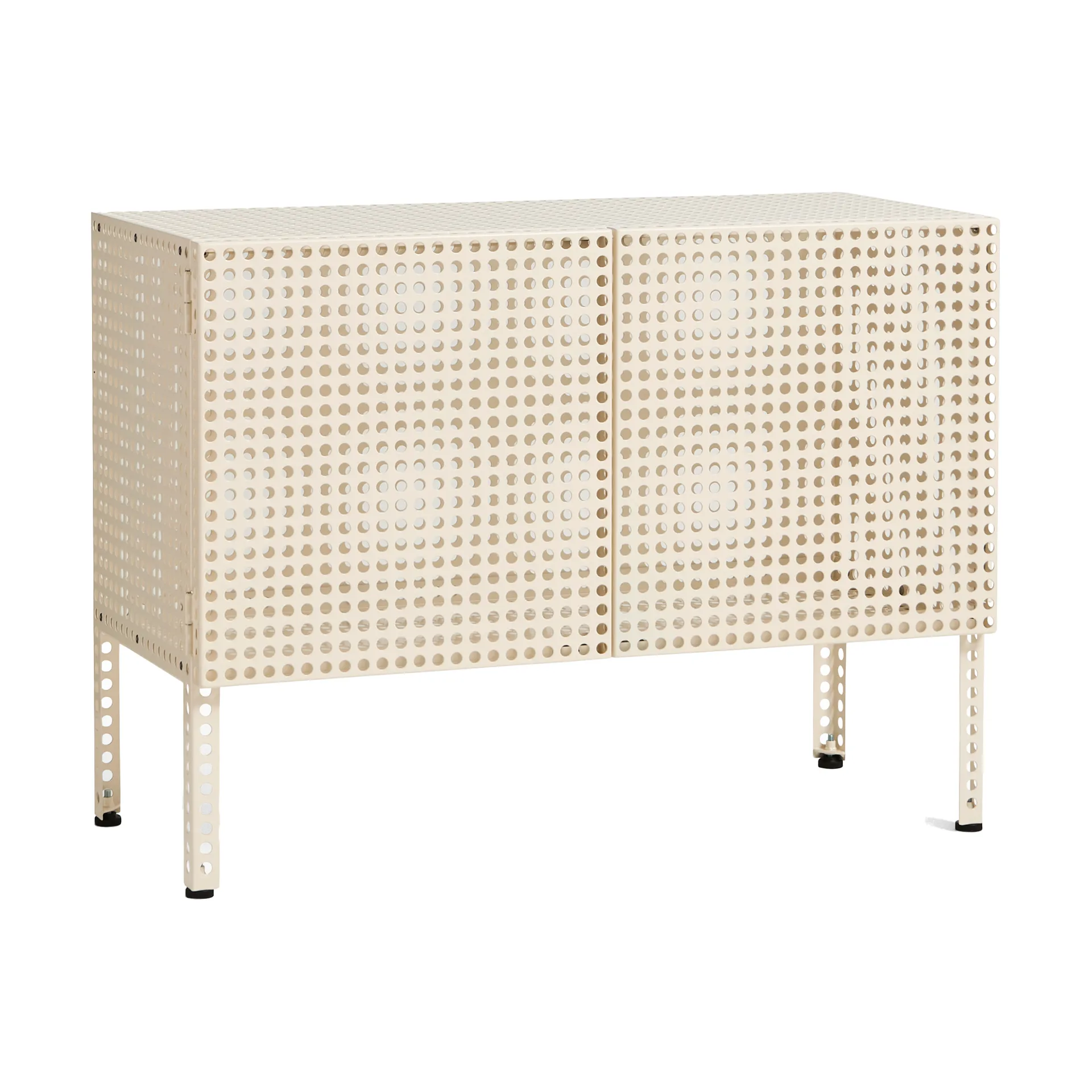 Perforated Cabinet armário pequeno, Casca de ovo HAY