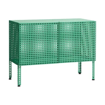 Perforated Cabinet armário pequeno - Jade suave - HAY
