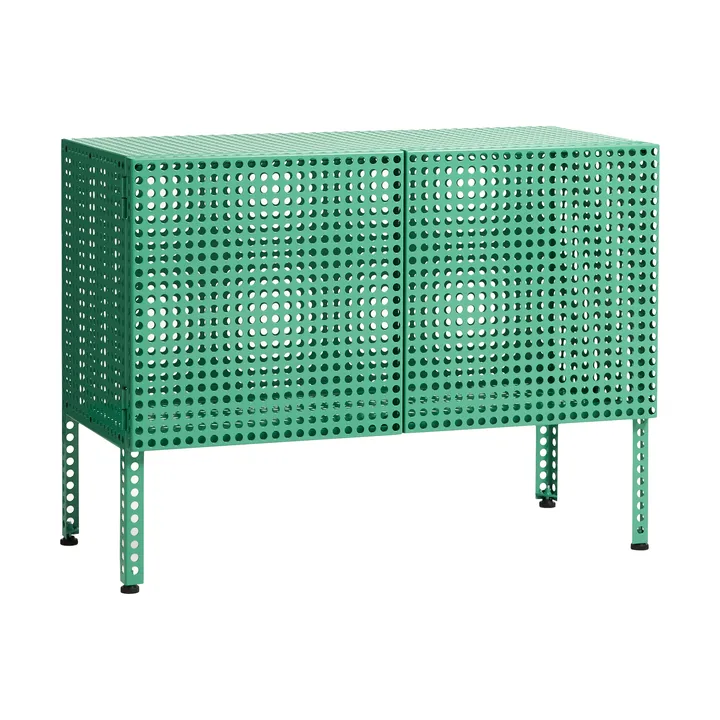 Perforated Cabinet armário pequeno - Jade suave - HAY