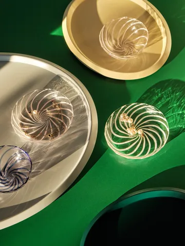 Pires Spin Ø11 cm, 2 un. - Transparente-traço branco - HAY