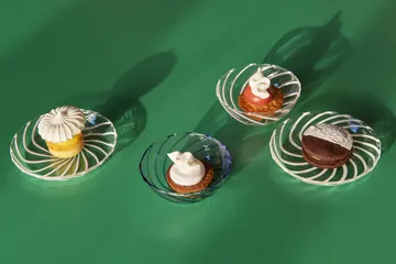 Pires Spin Ø11 cm, 2 un. - Transparente-traço branco - HAY