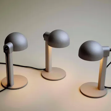 Posto candeeiro de mesa - cinzento-prateado - HAY
