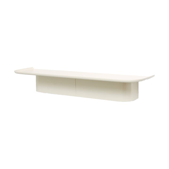 Prateleira de parede Korpus 7 hooks L, Cream HAY