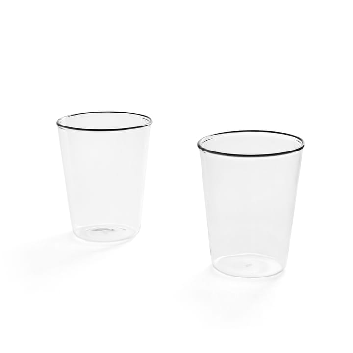 Rim copo 30 cl 2 unid. transparente, Preto HAY