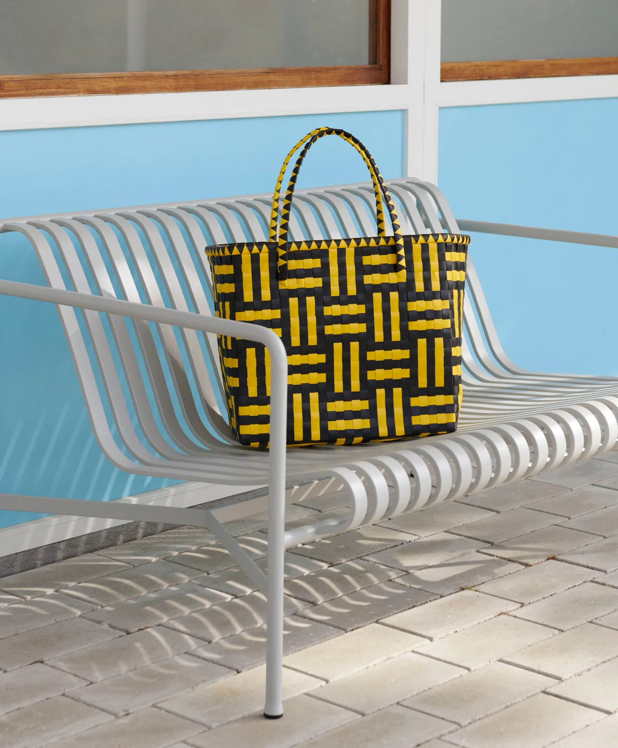 Sofá lounge Palissade, Sky grey HAY