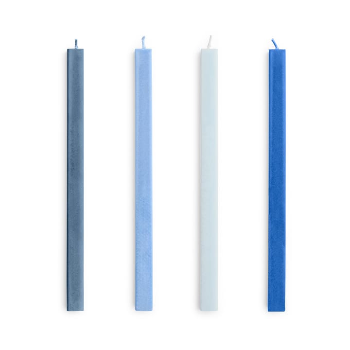 Square Candle mistura de velas 4 unidades - Azul - HAY