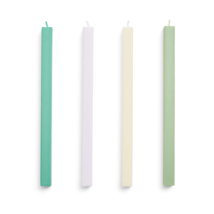 Square Candle mistura de velas 4 unidades - Pastel - HAY