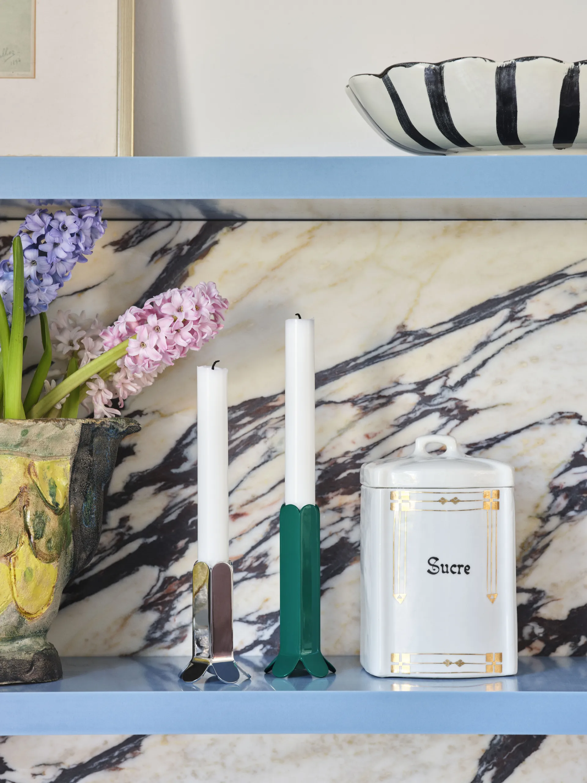 Suporte de velas Arcs 9 cm, Mirror HAY