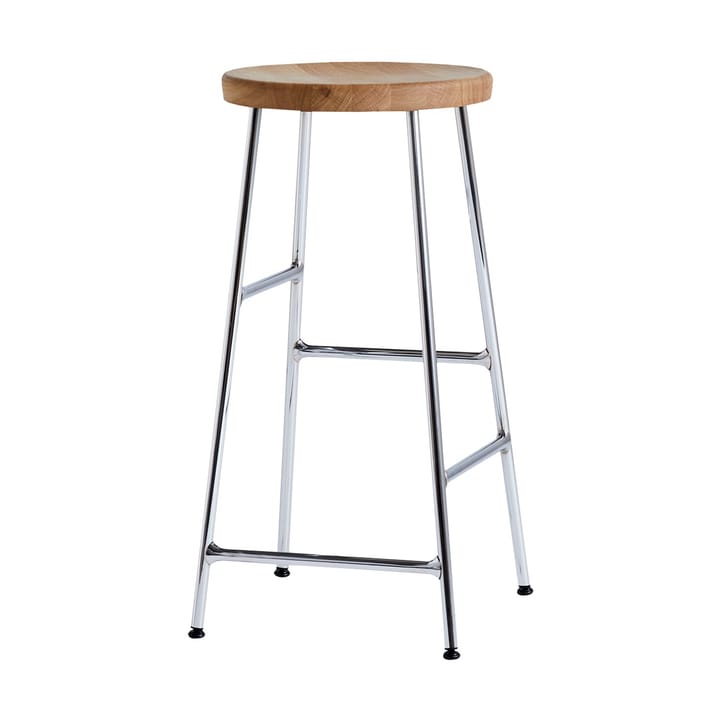 Tamborete de Barra Cornet 65 cm - Oiled oak-chrome - HAY