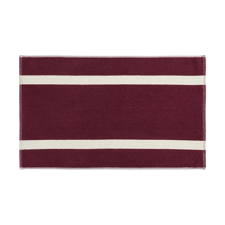 tapete de casa de banho Stripe - Burgundy, 50x80 cm - HAY