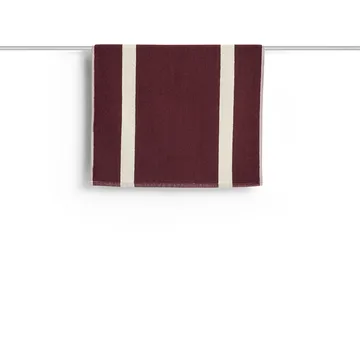 tapete de casa de banho Stripe - Burgundy, 50x80 cm - HAY