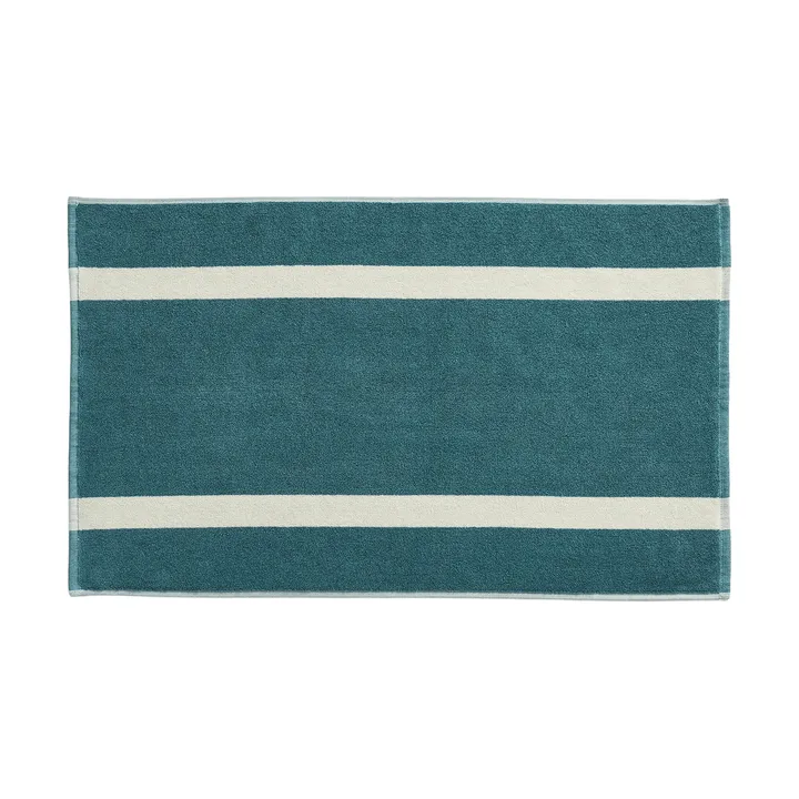 tapete de casa de banho Stripe - Petrol blue, 50x80 cm - HAY