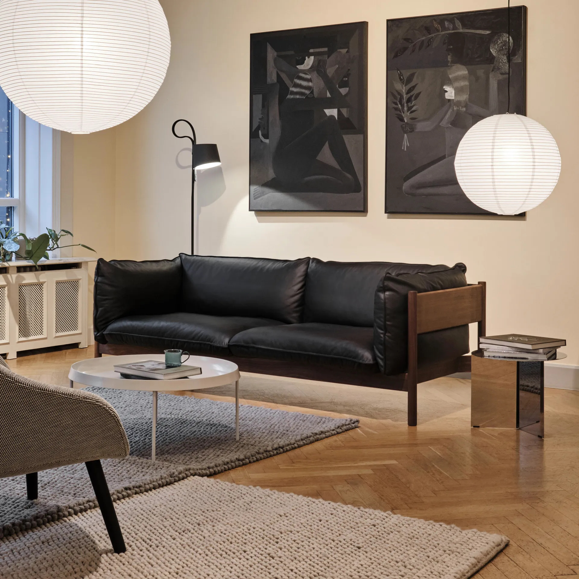 Tapete de lã Peas 170x240 cm, Medium grey HAY