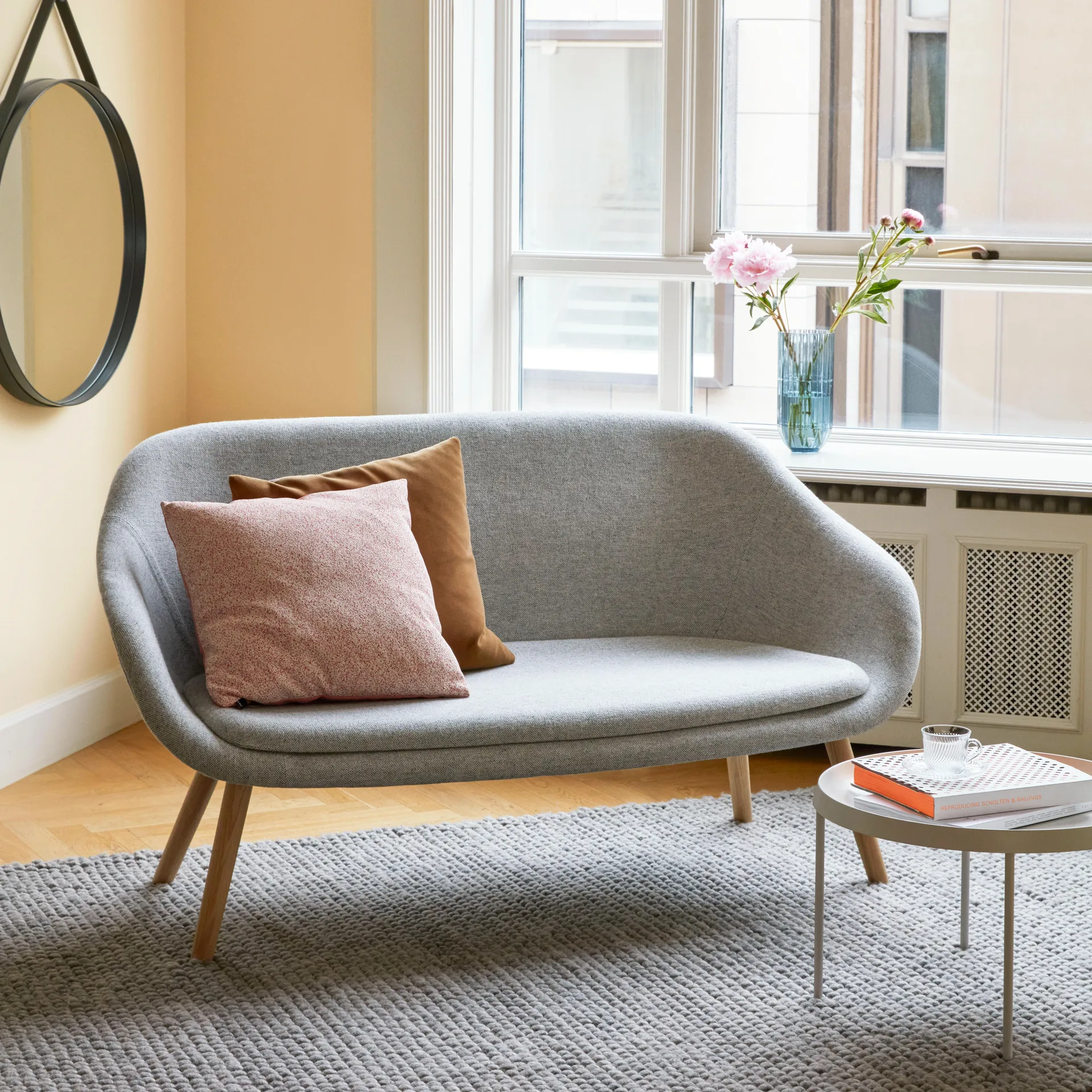 Tapete de lã Peas 170x240 cm, Medium grey HAY