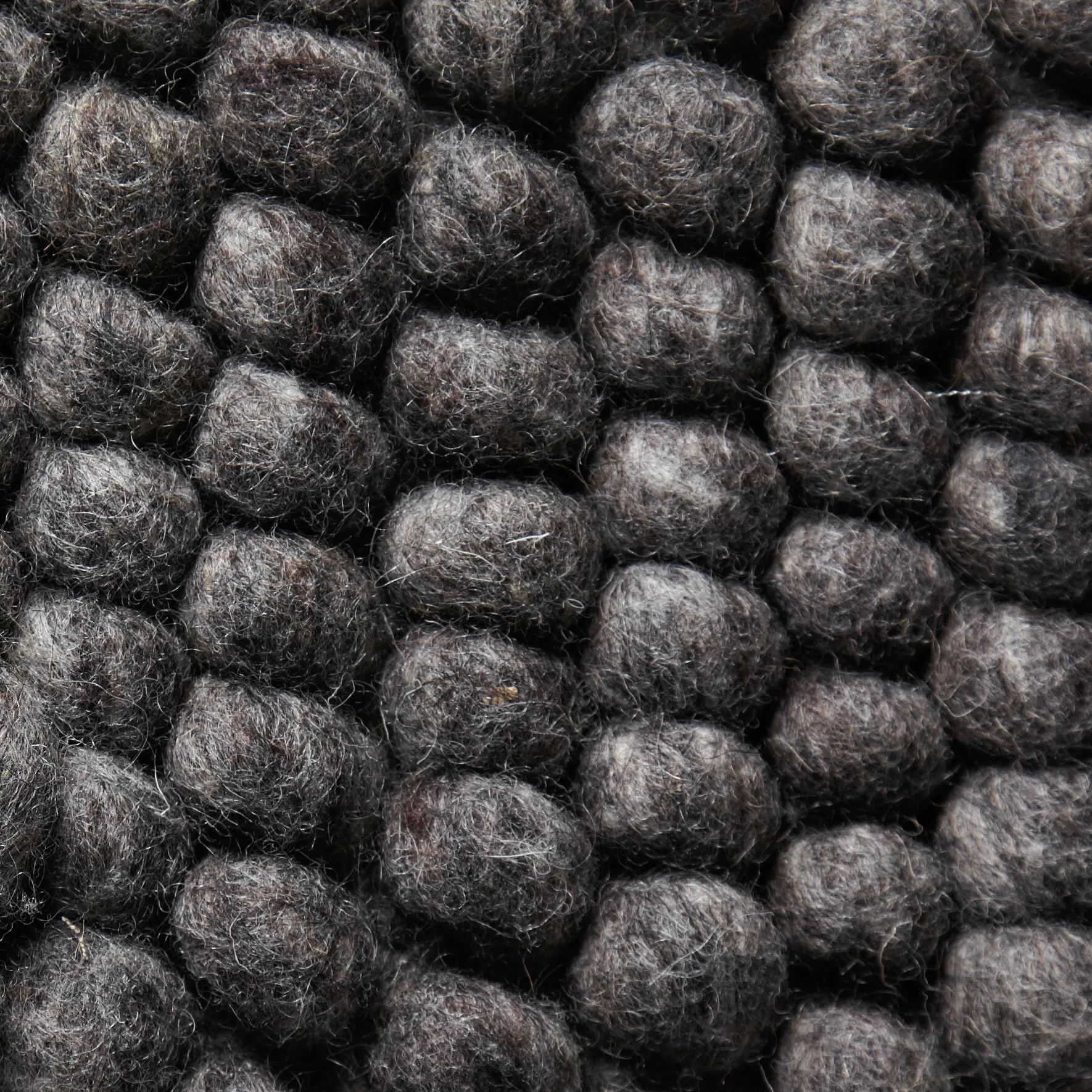 Tapete de lã Peas 200x300 cm, Dark grey HAY