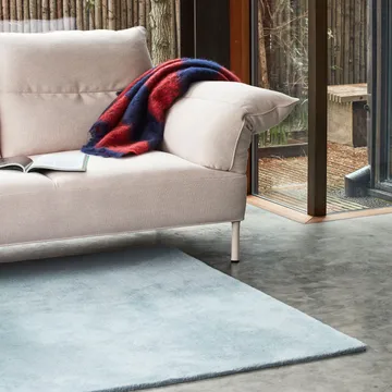 Tapete de lã Raw No 2 170x240 cm - Light-blue - HAY