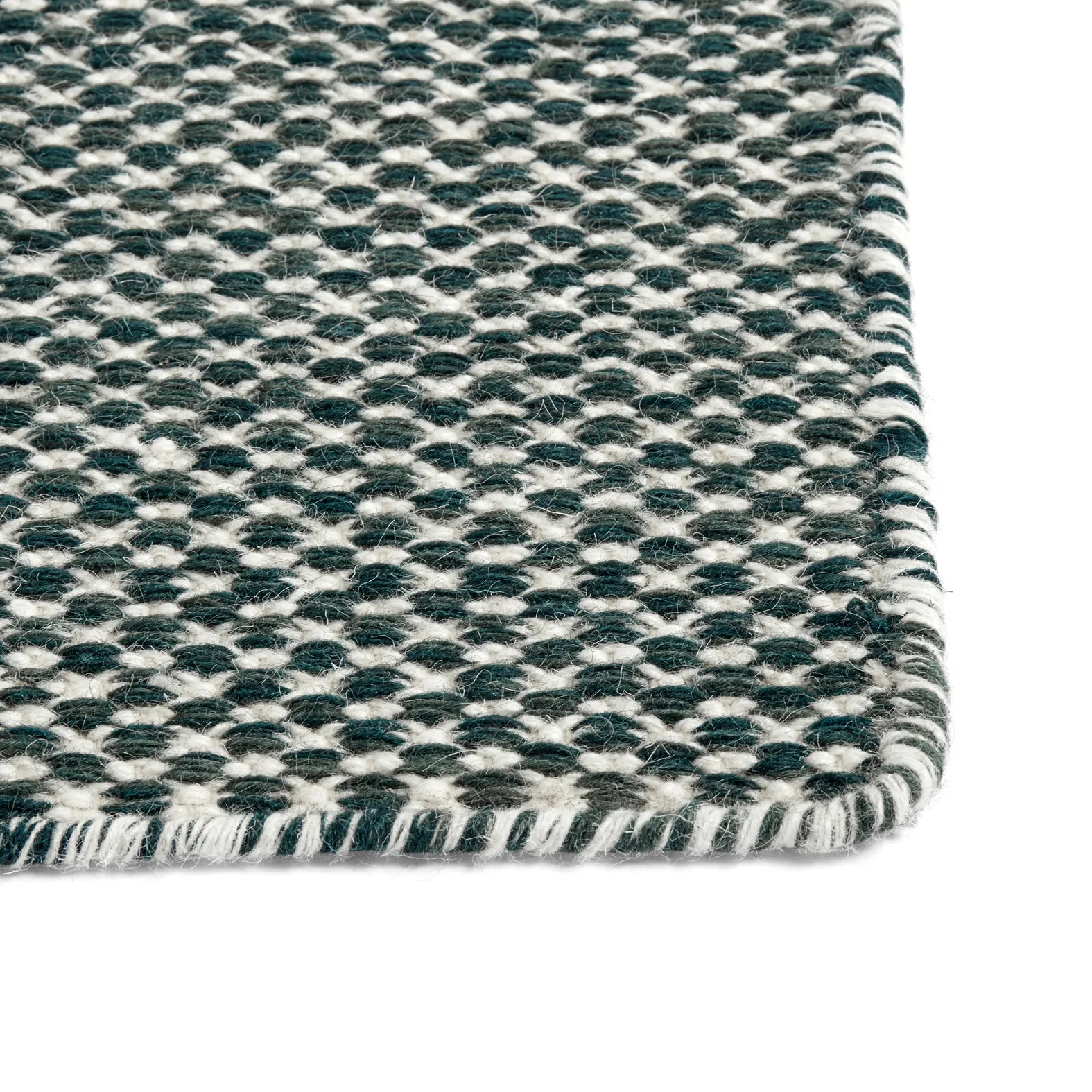 Tapete Moiré kelim 140x200 cm, Dark green HAY