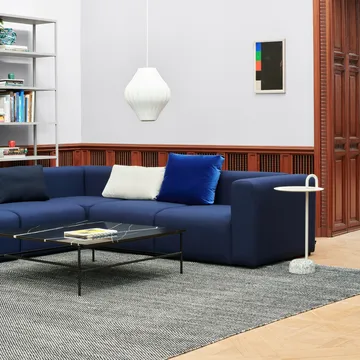 Tapete Moiré kelim 170x240 cm - Preto - HAY