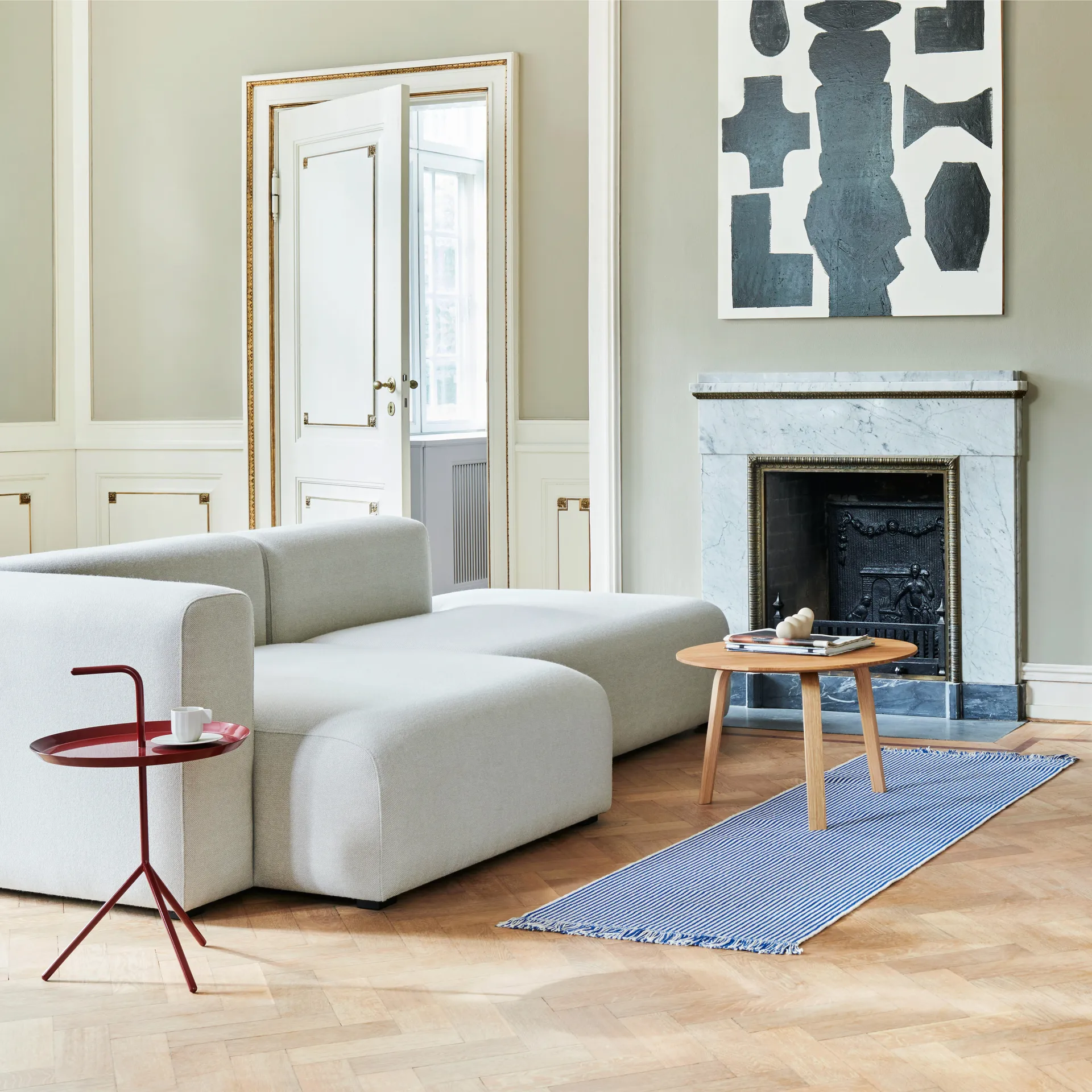 Tapete Stripes and Stripes 60x200 cm, bluebell ripple HAY