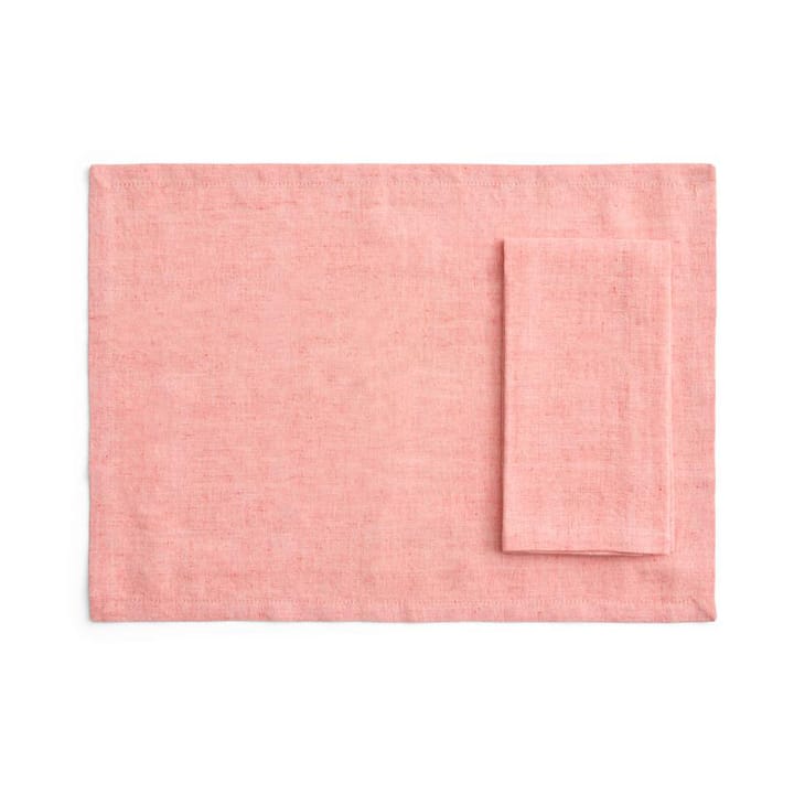 Tavolo protetor de mesa/guardanapo 4 unidades - Coral suave - HAY