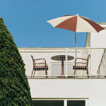 Terrazza Octagon guarda-sol - Branco-sujo-bordô - HAY