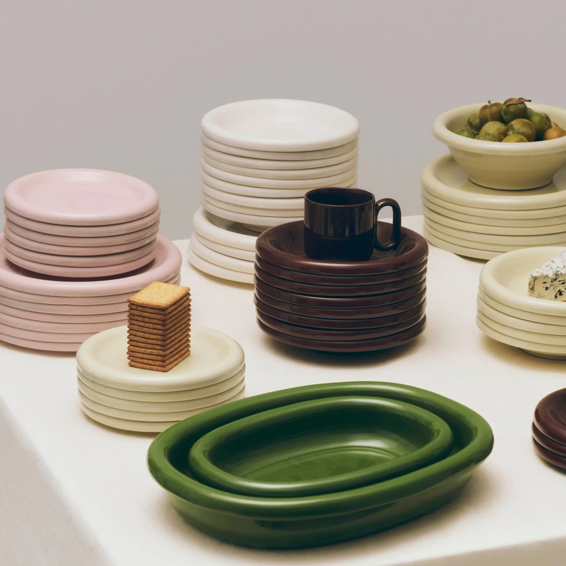 Tigela Barro, Natural, Ø20 cm 2-pack HAY